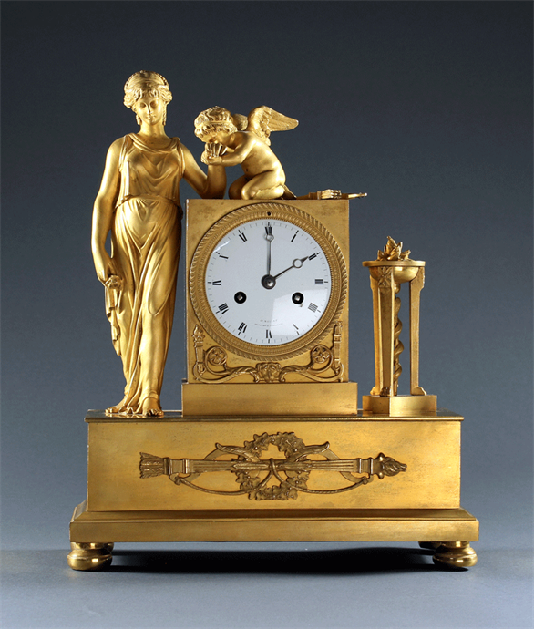 Picture of Diana and Cupid Mantel Clock
