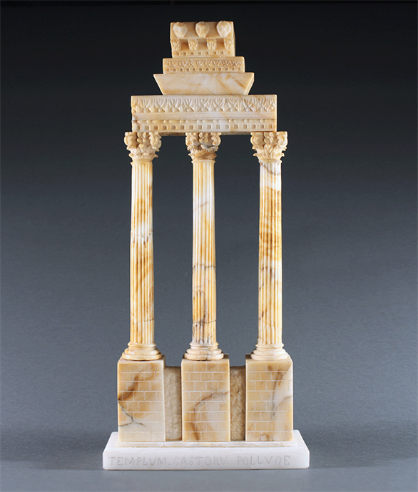Picture of CA0233 Grand Tour Model of the Temple of Castor and Pollux