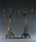 Picture of CA1175 French Barbedienne Grand Tour Seven Branch Candelabra