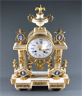Picture of CA1176 Louis XVI Portico Clock with Sèvres Plaques