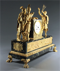 Picture of CA0568 Rare French Empire Oath of the Horatii Mantel Clock