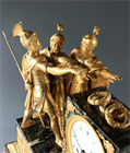 Picture of CA0568 Rare French Empire Oath of the Horatii Mantel Clock