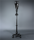 Picture of CA1172 Bronze Floor Standing Oil Lamp After the Antique 