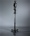 Picture of CA1172 Bronze Floor Standing Oil Lamp After the Antique 
