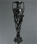 Picture of CA1172 Bronze Floor Standing Oil Lamp After the Antique 