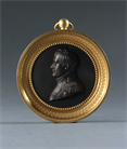 Picture of Rare Berlin Iron Plaque of Napoleon in Ormolu Frame