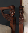 Picture of CA1173 Fine Pair of French Empire ‘Retour d’Egypte’ Fauteuils.