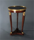 Picture of French Empire Retour d’Egypte Mahogany tri-leg Gueridon