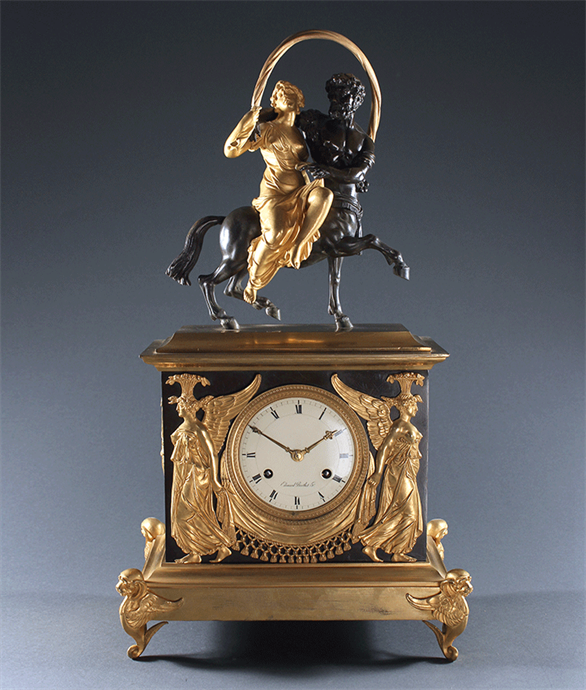 Picture of Rare French Empire Centaur Nessus and Deianira Clock