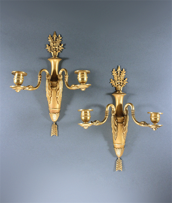 Picture of Pair of French Empire Wall Sconces