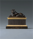 Picture of Regency Recumbent Lion Campaign Inkwell