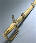 Picture of CA1194 Napoleonic Light Cavalry Senior Officer's sabre with scabbard