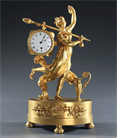 Picture of Dancing Bacchante French Empire Miniature Timepiece Clock