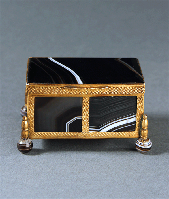 Picture of French Casket in Black Agate