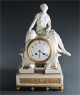 Picture of CA1067 Late 18th Century French Directoire Bisque Clock