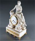 Picture of CA1067 Late 18th Century French Directoire Bisque Clock