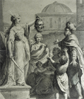 Picture of CA349 18th Century Print from the Story of Judith and Holofernes 