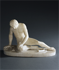 Picture of Grand Tour Carved Alabaster Sculpture of The Dying Gaul