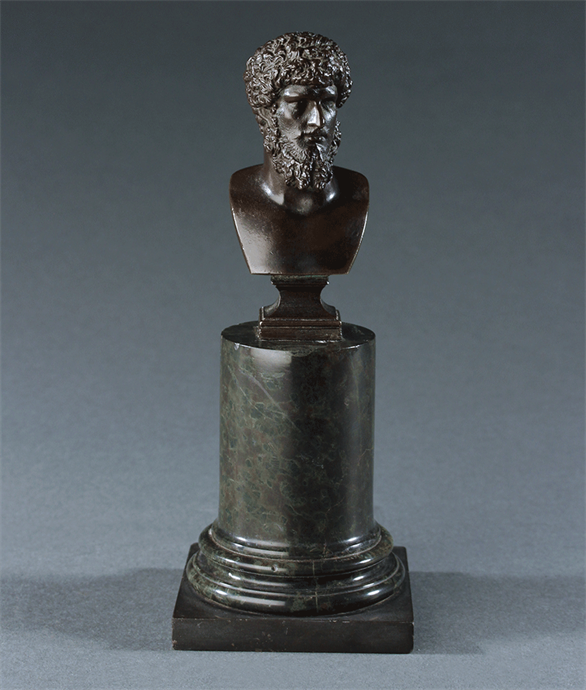 Picture of Grand Tour Patinated Bronze Bust of Lucius Verus