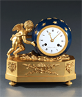 Picture of Fine French Empire Clock Depicting ‘Love Moving the Heavens’.