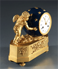 Picture of Fine French Empire Clock Depicting ‘Love Moving the Heavens’.