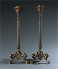 Picture of CA1140 English Candlesticks in the Manner of Elkington & Co.