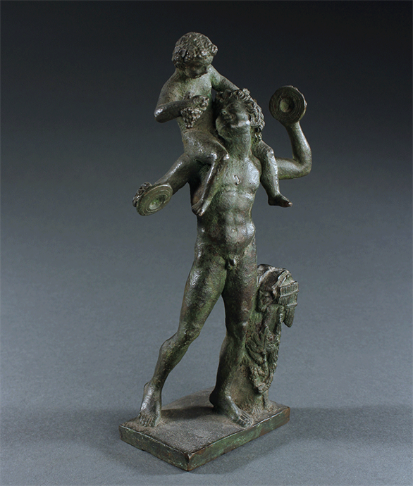 Picture of CA1062 Grand Tour Bronze of a Satyr with the Infant Dionysus