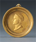 Picture of Napoleon gilt plaque by Galle 