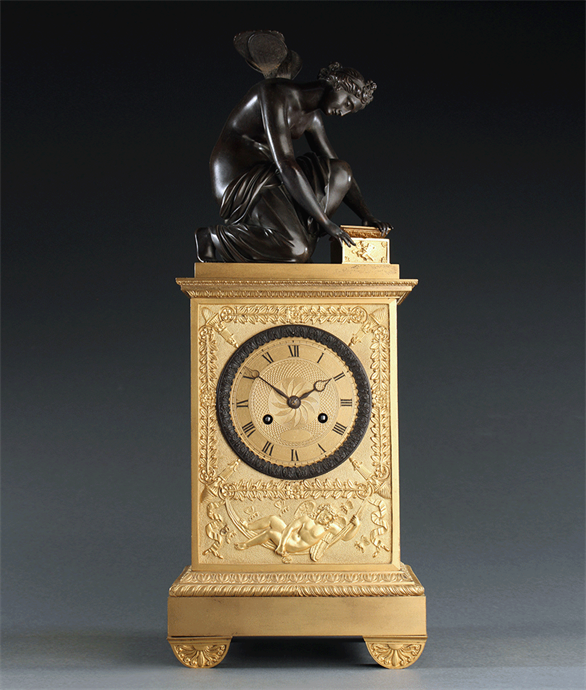 Picture of CA1061 French Empire 'Psyche and the Golden Box' Mantel Clock