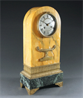 Picture of CA1069 Early 19th Century Siena Marble Borne Clock