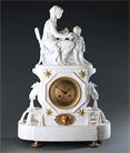 Picture of CA1056 French Directoire Bisque Genre Clock