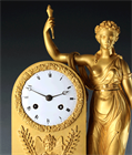 Picture of CA1045 Fine French Empire Diana Mantel Clock