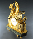 Picture of CA1047 Fine French Empire Venus and Amore Clock