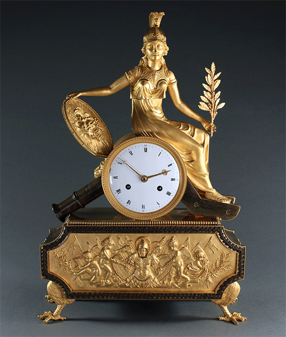 Picture of Rare French Empire 'La Paix' Mantel Clock