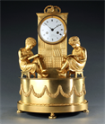 Picture of CA1029 French Empire Library Clock