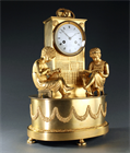 Picture of CA1029 French Empire Library Clock
