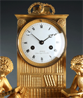 Picture of CA1029 French Empire Library Clock