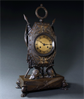 Picture of CA1007 French Empire period  'Trophies of War' Mantel Clock
