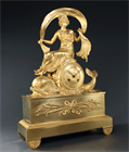 Picture of CA1026 'The Triumph of Galatea' Empire Mantel Clock