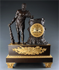 Picture of CA1037 Large French Empire Hercules and the Apple of Hesperides Clock