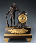 Picture of CA1037 Large French Empire Hercules and the Apple of Hesperides Clock