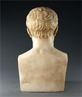 Picture of CA0981 Large Alabaster Bust of Napoleon after Chaudet