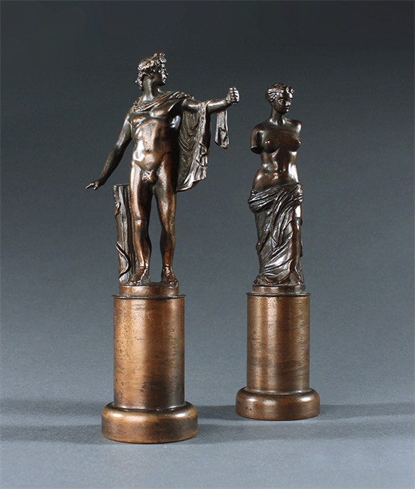 Picture of Pair of Grand Tour Apollo and Venus Bronzes