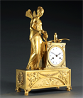Picture of CA0967 French Empire Clock of Psyche loading Cupid's quiver