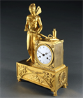 Picture of CA0967 French Empire Clock of Psyche loading Cupid's quiver