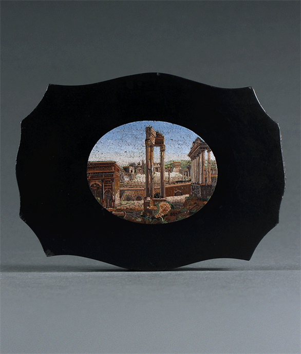 Picture of CA0966 Grand Tour Micromosaic Paperweight view of the Forum