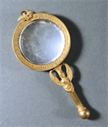 Picture of CA0957 French Empire ormolu hand held mirror