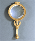Picture of CA0957 French Empire ormolu hand held mirror