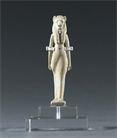 Picture of CA0909 Fine, Large Ancient Egyptian faience Funerary Amulet of the Lion Headed Warrior Goddess Sekhmet