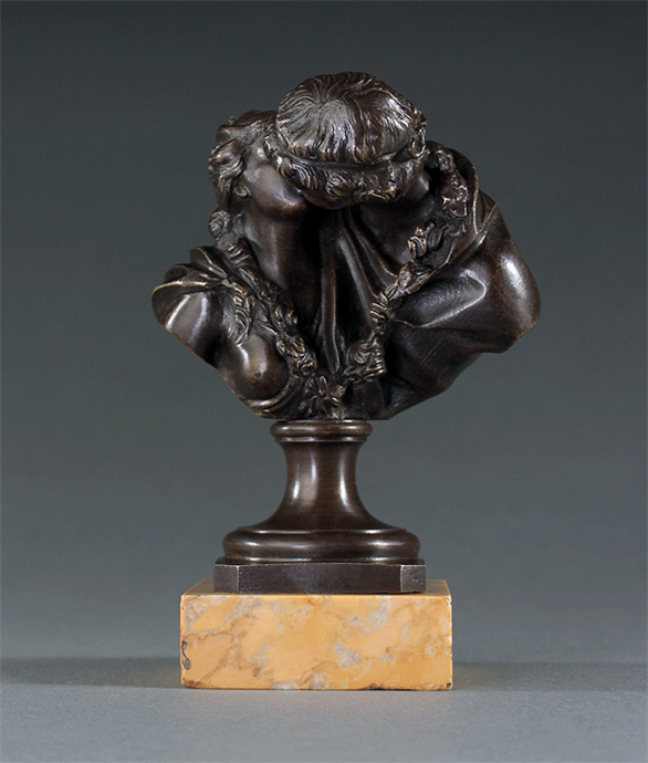 Picture of Early 19th century 'Le Baiser Donné' bronze after Houdon